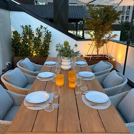 Penthouse With Kitchen, Roofgarden And Parking Apartment