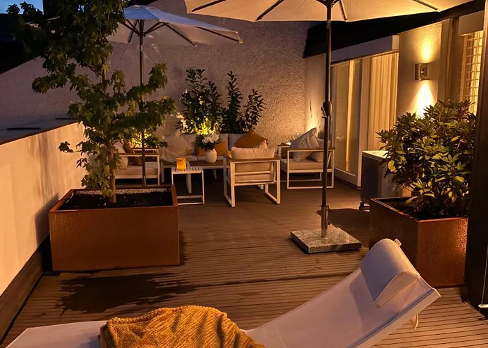 Penthouse With Kitchen, Roofgarden And Parking Apartment *