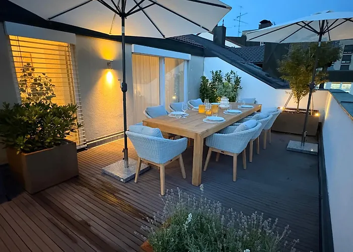 Apartment Penthouse With Kitchen, Roofgarden And Parking