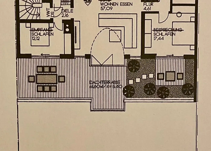 Апартаменты Penthouse With Kitchen, Roofgarden And Parking